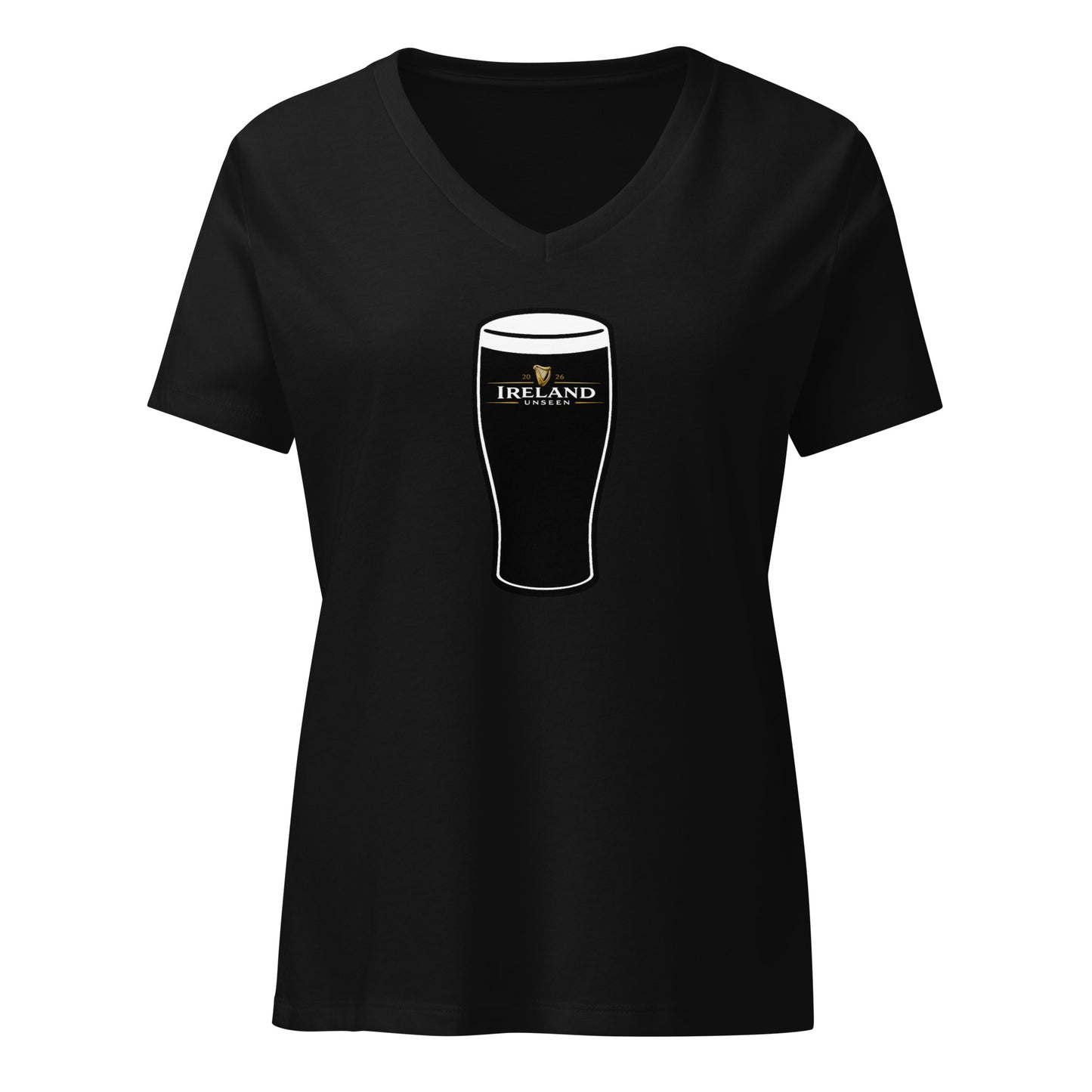 Ireland Unseen women’s relaxed v-neck t-shirt